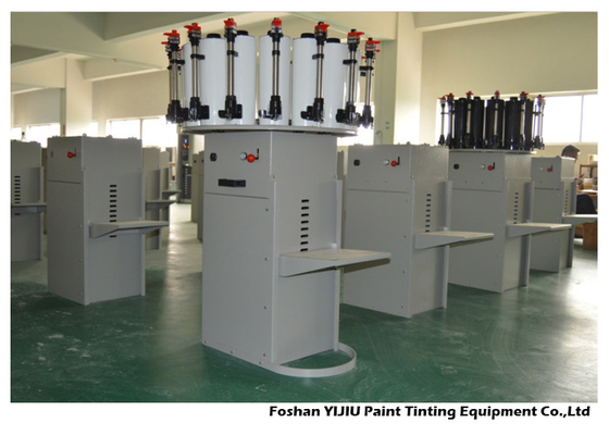 China Manual Paint Tinting Machine Plastic Canister Hight Accuracy For Decorative Paint supplier