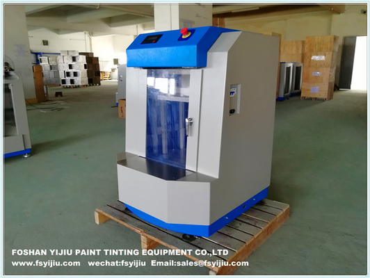 China Liquid Chemicals Automatic Paint Color Mixing Machine 750W Gyroscopic Paint Shaker supplier